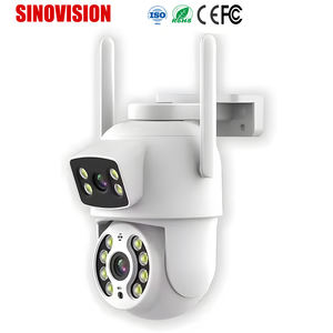 Caméra de sécurité sans fil extérieure 6MP Icsee WiFi PTZ Double objectif Suivi automatique Vision nocturne Audio bidirectionnel Stockage de données dans le cloud - Product Image 1