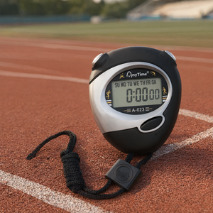 Cronómetro Electrónico AnyTime, Temporizador Deportivo, Cronómetro para Árbitros con Cordón, de Plástico - Product Image 3