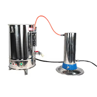 Distillateur d'eau de laboratoire automatique 20L/H 13,5 kW, haute efficacité, en acier inoxydable, pour usage en laboratoire