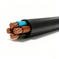 Câble VCT 4 conducteurs, isolé en PVC, gaine en PVC, câble d'alimentation 450/750V, conducteur en cuivre, câble plat pour le standard thaïlandais