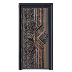 Techttop الشركة المصنعة في الصين ، أحدث تصميم لباب حديدي معزول من الطراز المركب
