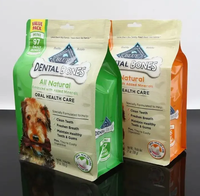 Sachets Doypack de qualité alimentaire pour animaux de compagnie, scellés sur huit côtés avec fermeture éclair, logo personnalisé pour aliments pour chats/chiens/animaux de compagnie
