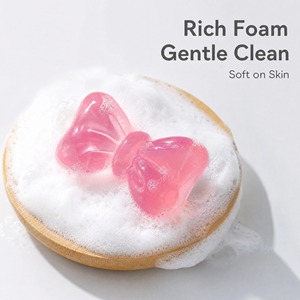 <span class=keywords><strong>Savon</strong></span> artisanal exquis en forme de nœud, à la rose et au lait de chèvre, pour usage en salon, en barre, vente en gros, emballage personnalisé, arrangement cadeau - Product Image 4