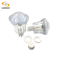 Nouvelle lampe turbo 60 mm 2019, AC24V, carrousel E10/E14, lumières RGB en cabochon, éclairage de fête foraine, écran paysager, IP65, blanc, LED pour parcs d'attractions