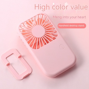 2024 Hot Mini Portable USB Charging Fan Handheld <b>Three</b>-Speed Adjustable Fan Portable Fan - Product Image 2