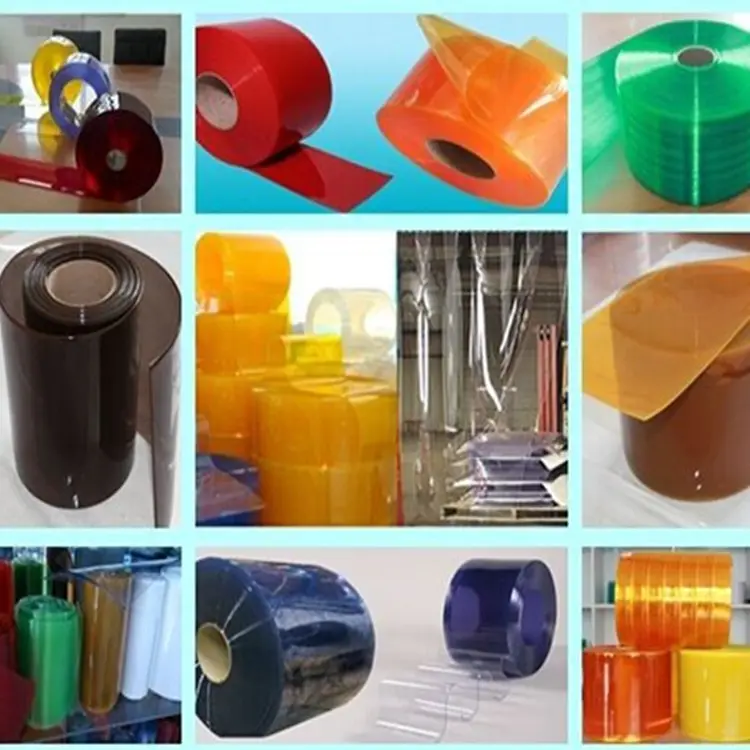 Gekleurde Flexibele Pvc Plastic Strip Deur Gordijn Prijs Van China Leveranciers