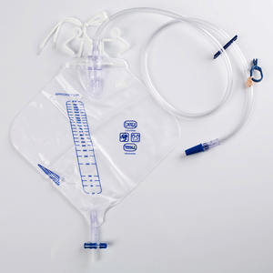 Medical <strong>Disposable</strong> Luxury Diamond Shape 2000ML Sterile <strong>Urine</strong> <strong>Collection</strong> Drainage <strong>Bag</strong> - Product Image 1