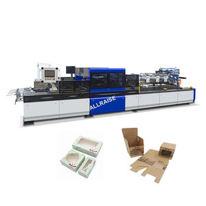 Servo automatique haute vitesse Carton boîte-cadeau emballage collage boîte Machine boîte de papier fenêtre patch coller Machine à plastifier - Product Image 1