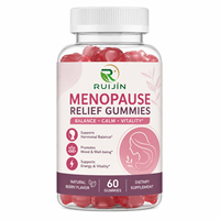 Gummies pour la Ménopause : Équilibre Hormonal Féminin, Apaisement de l'Humeur, Vitalité, Sauge, Soja, Multivitamines, Baies, Complément Alimentaire à Croquer, 60 unités