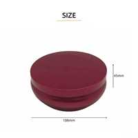 Boîte en fer blanc personnalisée professionnelle pour cosmétiques et cadeaux de festival, avec logo personnalisé, finition brillante, impression offset, forme camée, marque TW