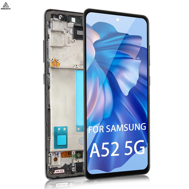 6.5 A52 5G Super AMOLED LCD Screen Replacement for Samsung Galaxy A52 LCD Display Samsung OLED Display Digitizer Screen Assembly