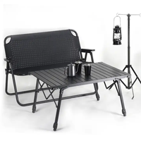 Table de Camping pliante Portable d'extérieur légère SOLO WILD avec grands sacs de rangement et de transport pour pique-nique