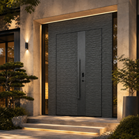 Portail piétonnier de villa moderne en aluminium gravé CNC, panneau personnalisé pour entrée extérieure de jardin, cour et projets de rénovation de maison