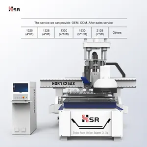 Hausser 전문 목재 가구 만들기 9KW ATC CNC 라우터 MDF 절단 맞춤형 3 축 자동 도구 변경 목재 라우터 CNC