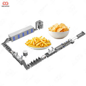 Équipement de transformation de frites de pommes de terre surgelées entièrement automatisé et complet, 1000 kg/h, ligne de production de frites françaises - Product Image 1