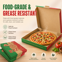 Cajas de Pizza Reutilizables y Reciclables Ecológicas de Alta Resistencia LongXiang, Tamaño Personalizado, con Relieve y Color Personalizado