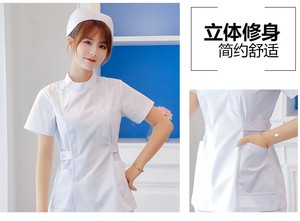 Uniformes de enfermera Unisex de manga larga personalizados, ropa de trabajo de cuello redondo de manga corta, uniformes de médico, uniformes de hospital - Product Image 2