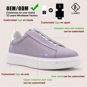 Fournisseurs de chaussures vérifiés LANCI, chaussures de luxe pour femmes, chaussures personnalisées avec logo, baskets en cuir pour femmes - Product Image 6