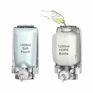 Fabricante de más de 30 años, dispensador de jabón automático en blanco o negro montado en la pared y dispensador de jabón manual 1000ml <span class=keywords><strong>SL</strong></span> - Product Image 4