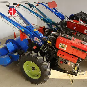 Сельскохозяйственное оборудование, ручные небольшие двухколесные тракторы с насадками для культиватора