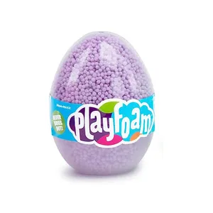 3 Farben Floam Clay Eggs Play Kit DIY Verschiedene Farben Pädagogisches Kunst handwerk für Jungen Mädchen Schaum perlen