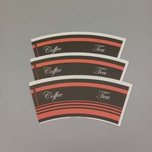 Vaso de Papel de Pulpa de Madera, Material Prima para Vasos Desechables, Logotipo Personalizado, Vaso de Papel para Bebidas Calientes y Café - Product Image 2