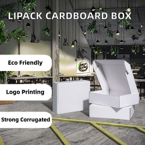 For Recycled Materials Corrugated Cardboard Carton <b>Box</b> for Socks & Clothing Shipping & <b>Storage</b> with Custom Logo - Product Image 2