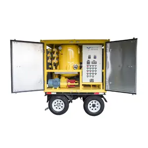 Với Trailer đôi giai đoạn chân không biến áp lọc dầu