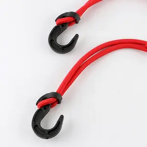 2,5 "L x 1,75" W черный пластиковый ударный шнур банджи веревки крючки