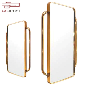 Modern <strong>Rustic</strong> Eco-Friendly Bathroom Vanity LED Mirror Ceramic Basin Gold Plated Stainless Steel <strong>Cabinet</strong> 2-Year Warranty 29-31 - Product Image 2