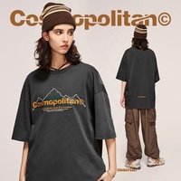 QUICKSHOW PERSONNALISÉ Hommes lourds Impression 100% coton T-shirt surdimensionné OEM T-shirt