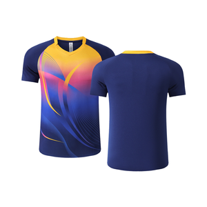 2526 Kaos Latihan Sepak Bola Pria New Jersey Kerah Bulat Cepat Kering Bernapas 1pc/Grup Cetak Digital Nama & Nomor Tim Kustom - Product Image 1