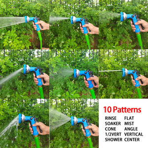 Pistola pulverizadora de riego de jardín con 10 patrones de Winslow & Ross, boquilla de manguera de jardín con Control de gatillo trasero para césped de plantas - Product Image 3