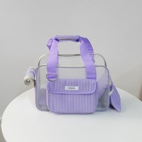 Sac de transport léger, respirant et réglable en polyester pour petits chiens et chats – Accessoire de voyage extérieur mignon pour vélo