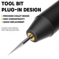 Stylo de polissage LUOWEI LW-P3 pour téléphone portable, alliage d'aluminium, haute vitesse, faible bruit, outil de meulage pour puces IC de carte mère