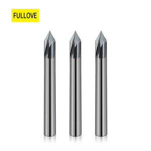 High Precision Tungsten CNC Carbide <strong>Chamfer</strong> Milling Cutter <strong>45</strong>/60/90 <strong>Degree</strong> <strong>Chamfer</strong> End <strong>Mill</strong> Cutting Tools - Product Image 1