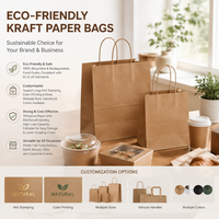 Sacs fourre-tout en papier couché recyclables en gros avec poignées en corde, impression de logo personnalisable pour l'emballage de bougies, vêtements et aliments