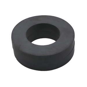 Aimant <span class=keywords><strong>en</strong></span> <span class=keywords><strong>ferrite</strong></span> de haute qualité OD18*ID12*T3 pour magnétron de four à micro-ondes - Product Image 1