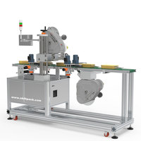 Personnalisé professionnel une variété d'étiqueteuse automatique pour carré contient/pot circulaire pour dessus/plateau en métal