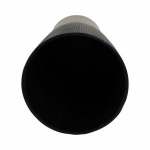 Vaso Decorativo Moderno Nero con Design Scanalato, Base in Metallo, Misura Piccola per Soggiorno, Bagno, Cucina, Bancone, Arredamento Casa - Product Image 6