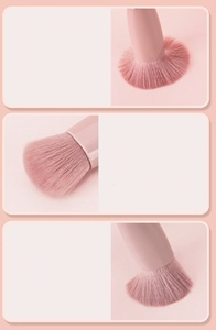 Juego de 5 <span class=keywords><strong>Brochas</strong></span> de <span class=keywords><strong>Maquillaje</strong></span> Profesionales Planas y Portátiles para Viaje, con Logotipo Personalizado, 5 <span class=keywords><strong>Brochas</strong></span> de <span class=keywords><strong>Maquillaje</strong></span> Mini para Viaje, con Espejo en Caja - Product Image 6