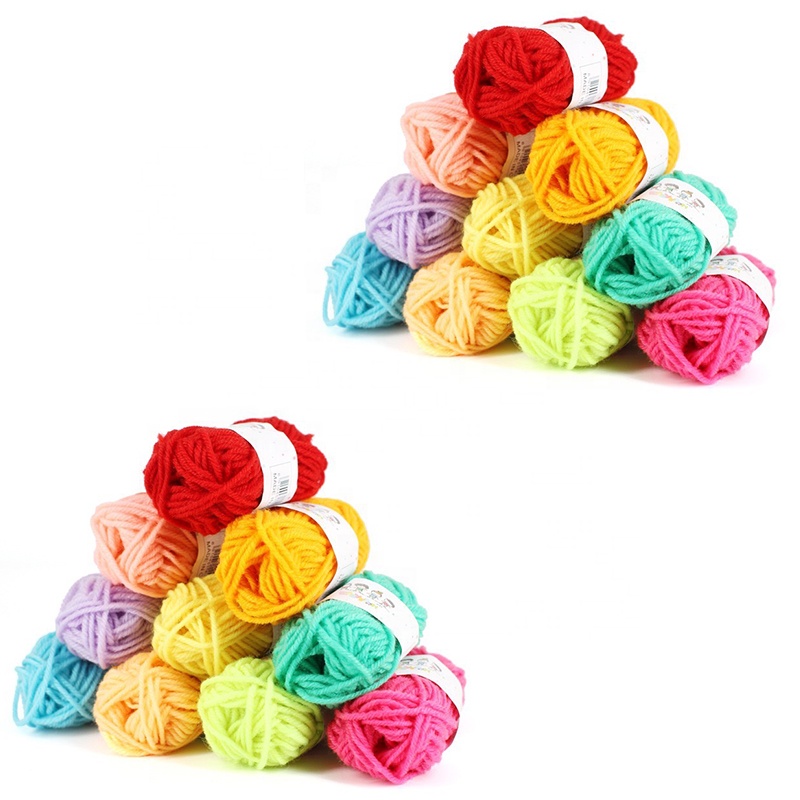 Пряжа для вязания оптом, пряжа для вязания перчаток, хлопчатобумажная пряжа для вязания, хлопчатобумажная пряжа для вязания крючком, шарики для вязания, идеально подходит для мини-набора «сделай сам»
