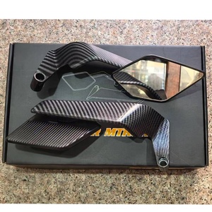 Gương chiếu hậu xe máy thể thao đa năng màu đen cánh cố định - Product Image 3