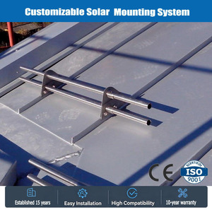 Système de protection anti-neige pour panneaux solaires photovoltaïques sur toiture, avec double support de fixation - Product Image 3
