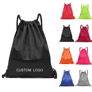 Hot Sale Manufacture Waterproof Soccer Pattern Polyester Nylon <b>Drawstring</b> <b>Backpack</b> Soccer Polyester <b>Drawstring</b> Bag - Product Image 3