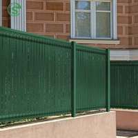 Rouleau de lattes en PVC robuste pour clôture en grillage rigide, jardin et cour