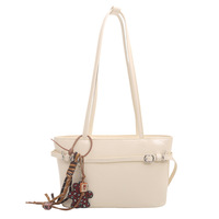 Sac à main pour femme de grande capacité, élégant et minimaliste, polyvalent pour le travail, sac à bandoulière zippé de style vintage haut de gamme