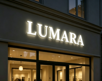 Enseigne lumineuse LED 3D personnalisée à éclairage frontal, étanche, pour extérieur, logo d'entreprise, signalétique lumineuse pour façade de magasin