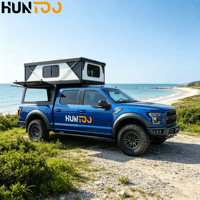 Carpa de Techo Rígido Plegable Impermeable Moderna Huntoo para 2 Personas, Ligera, de Aluminio, con Características Expandidas para Acampar