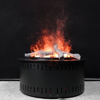 Cheminée électrique 3D LED à flamme multicolore de luxe de 50 cm, intégrée, pour usage hôtelier, avec effet de vapeur d'eau, économie d'énergie, décoration intérieure